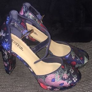 JustFab scarlet  heels